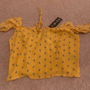 Cute off shoulders top